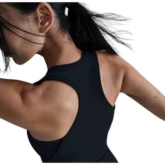 NWT $85 Nike Women’s NikeCourt Dri-Fit Victory Tennis Dress L FQ1780-010 Black - Picture 3 of 6